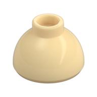 Brick Round 1.5 x 1.5 Dome Top [Plain] (Tan)