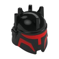 Helmet, Moff Gideon with Red Visor Print (Black)