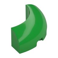 Brick Round Corner 3 x 3 x 1 No Studs (Bright Green)