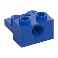 Technic Brick Special 1 x 2 with Pin Hole and 1 x 2 Plate (Blue)