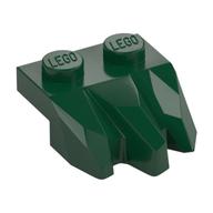Plate Special 2 x 3 with Rocks (Dark Green)