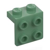 Bracket 1 x 2 - 2 x 2 (Sand Green)