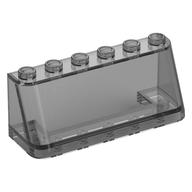 Windscreen 2 x 6 x 2, Thin Top (Trans-Black)