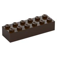 Brick 2 x 6 (Dark Brown)