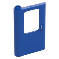 Door 1 x 4 x 5 Train Left - Thick Support Bottom (Blue)