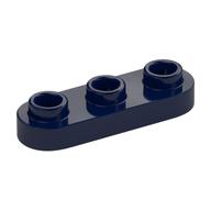 Plate Special 1 x 3 Rounded with 3 Open Studs (Dark Blue)