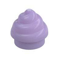 Plate Round 1 x 1 Swirled Top / Poo (Lavender)