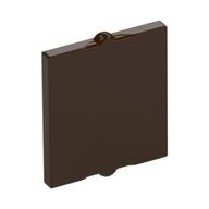 Glass for Window 1 x 2 x 2 Flat (Dark Brown)