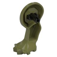 Animal Body Part, Dinosaur, Triceratops / Ankylosaurus Leg, Right, Front, with Pin [Plain] (Olive Green)