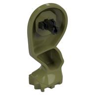 Animal Body Part, Dinosaur, Triceratops / Ankylosaurus Leg, Right, Rear / Hind, with Pin [Plain] (Olive Green)