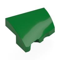 Brick Wedged, Curved 2 x 2 with Stud Notch Left (Green)