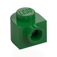 Plate Special 1 x 1 x 2/3 Half Round with Side Stud (Green)