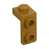 Bracket 1 x 1 - 1 x 2 (Pearl Gold)