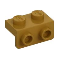 Bracket 1 x 2 - 1 x 2 (Pearl Gold)