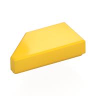 Tile 1 x 2 with Stud Notch Right (Yellow)