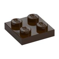 Plate 2 x 2 (Dark Brown)
