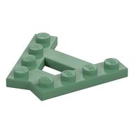 Wedge Plate 4 Stud 45° Angle Plate (Sand Green)