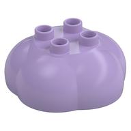 Duplo Plant Bush / Tree Top / Rock Pile with 4 studs (Lavender)