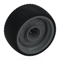 Wheel Rim 24 x 12 with Black Tyre (Dark Bluish Gray)
