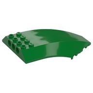 Windscreen 10 x 6 x 2 Curved (Green)