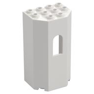 Panel 3 x 4 x 6 with Arched Window (White)