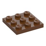 Plate 3 x 3 (Reddish Brown)
