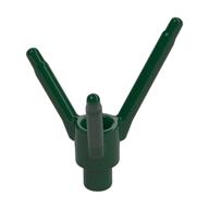 Plant, Flower Stem with Bottom Bar (Dark Green)