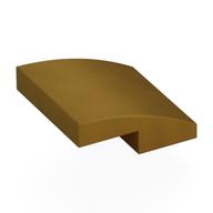 Brick Curved 2 x 2 x 2/3 (Pearl Gold)