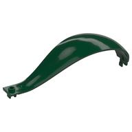 Panel 4 x 4 x 13 Curved Tapered with Clip at Each End (Dark Green)