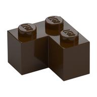 Brick 2 x 2 Corner (Dark Brown)