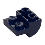 Brick Curved Inverted 2 x 2 with 1 x 2 Cutouts (Dark Blue)