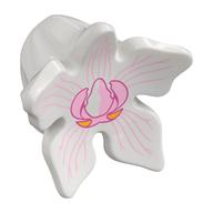 Minifig Creature Head, Demogorgon with Flower/Orchid Print (White)