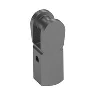 Bar Holder with Hole and Bar Handle (Metallic Silver)