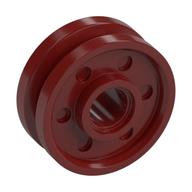 Wheel 18 x 8 with Fake Bolts and Deep Spokes with Inner Ring (Dark Red)