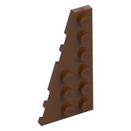 Wedge Plate 6 x 3 Left (Reddish Brown)