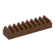 Technic Gear Rack 1 x 4 (Reddish Brown)