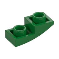 Brick Curved Inverted 2 x 1 (Green)