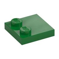 Plate Special 2 x 2 with Only 2 studs (Green)