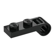 Plate Special 1 x 2 with Pin Hole On Side (Black)