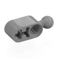 Technic Beam 1 x 2 with Towball Straight (Light Bluish Gray)