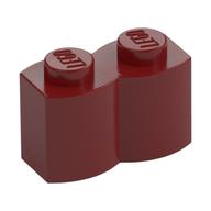 Brick Special 1 x 2 Palisade [aka Log] (Dark Red)