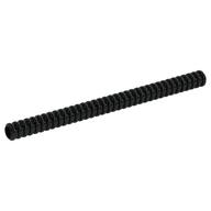 Hose, Ribbed 7mm D. 12L / 9.6cm (Black)