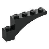 Brick Arch 1 x 5 x 2 (Black)