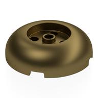 Brick Round 4 x 4 Dome Top with Round 2 x 2 Recessed, 4 Studs (Metallic Gold)