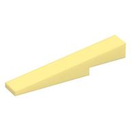 Brick Sloped 1 x 6 x 1 with 1 x 2 x 1/3 Cutout (Bright Light Yellow)