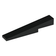 Brick Sloped 1 x 6 x 1 with 1 x 2 x 1/3 Cutout (Black)