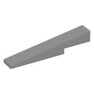 Brick Sloped 1 x 6 x 1 with 1 x 2 x 1/3 Cutout (Light Bluish Gray)