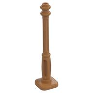 Lamp Post 2 x 2 x 7 with 4 Base Flutes (Medium Nougat)
