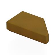 Tile 1 x 2 with Stud Notch Left (Pearl Gold)