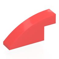 Brick Curved 1 x 4 x 1 2/3 No Studs (Coral)